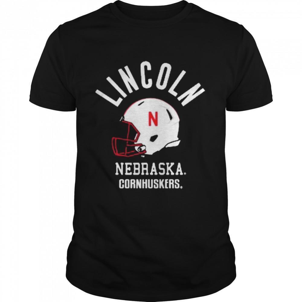 Lincoln Nebraska Cornhuskers Helmet Shirt - Picture 1 of 4